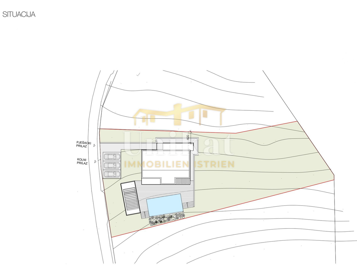 Casa su grande terreno in Istria Centrale